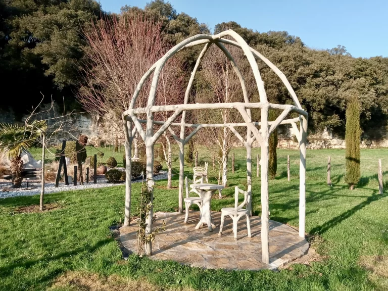 Gloriette en rocaille