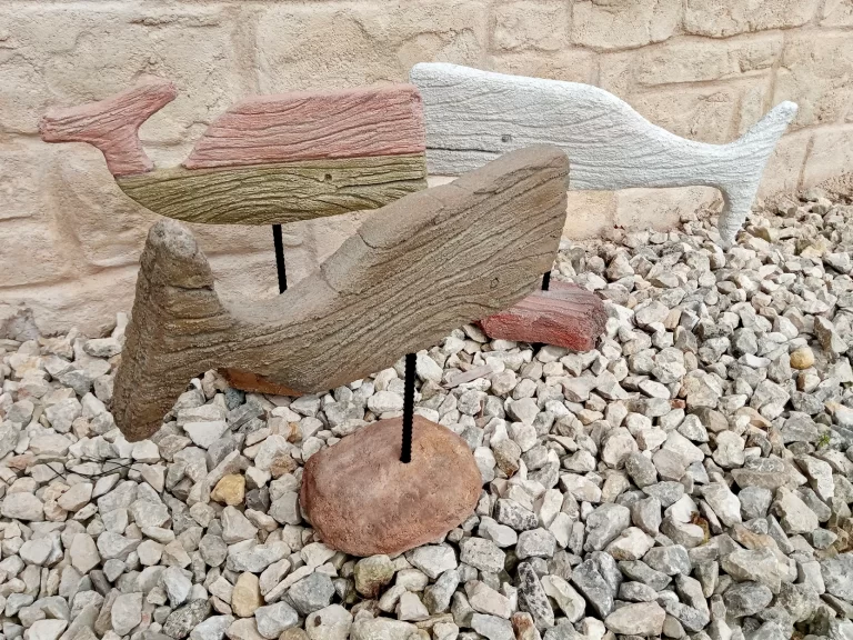 Objet de décoration en béton